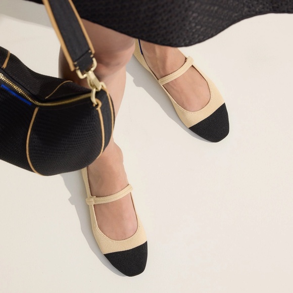 Rothy’s The Square Mary Jane – Cream Captoe - Picture 5 of 10